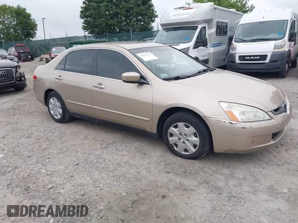 2003 Honda Accord LX with VIN 1HGCM56393A087865, listed as a IAAI auction lot 42611324 with 123,140 mi miles and . Bid and sale history available at DreamBid. Image 1.