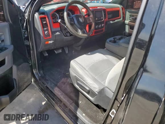 2014 Ram 1500 Express with VIN 3C6JR6AT5EG188952, listed as a Copart auction lot 67062055 with 166,740 mi miles and Salvage title. Bid and sale history available at DreamBid. Image 8.