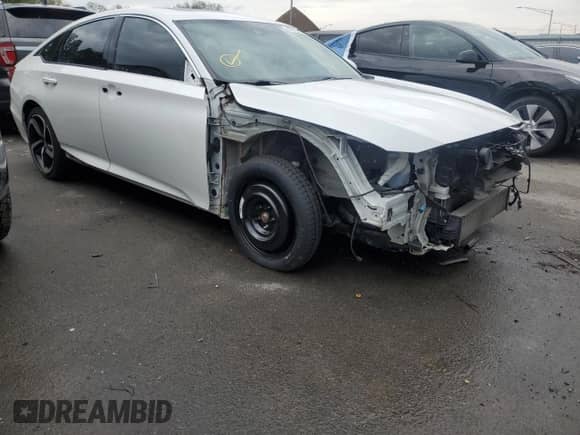 2019 Honda Accord Sport with VIN 1HGCV2F3XKA005538, listed as a Copart auction lot 84173675 with 53,425 mi miles and Salvage title. Bid and sale history available at DreamBid. Image 4.