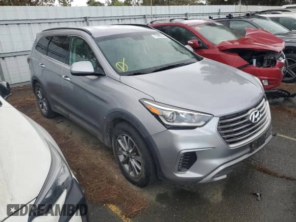 2018 Hyundai Santa Fe SE z VIN KM8SM4HF7JU277666, wystawiony jako Copart lot #71989335 z przebiegiem 88 971 mil mil oraz Czysty tytuł • Clean title. Historia ofert i sprzedaży dostępna na DreamBid. Obrazek 4.