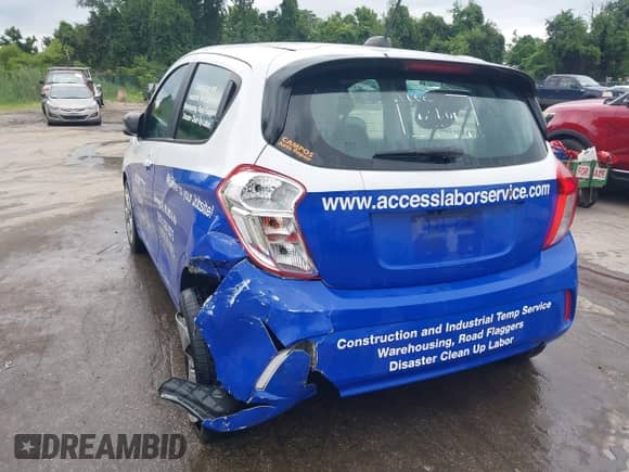 2020 Chevrolet Spark LS with VIN KL8CB6SAXLC425253, listed as a IAAI auction lot 42845664 with 81,106 mi miles and . Bid and sale history available at DreamBid. Image 6.
