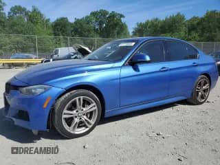 2015 BMW 3 Series 335i xDrive with VIN WBA3B9C53FP705486, listed as a Copart auction lot 57719445 with 76,148 mi miles and Salvage title. Bid and sale history available at DreamBid. Image 1.