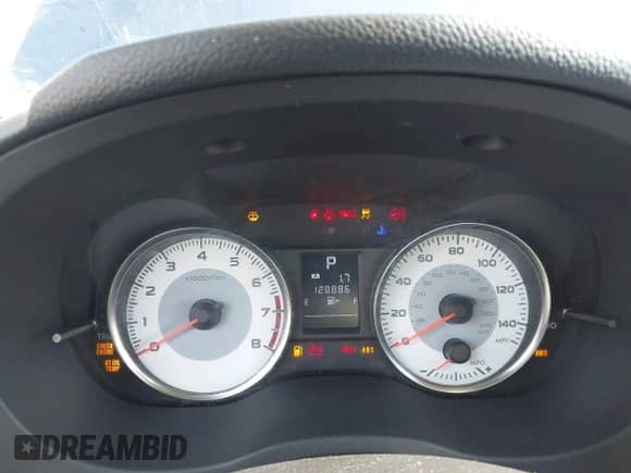 2012 Subaru Impreza Special Sports Limited with VIN JF1GPAR62CH227919, listed as a IAAI auction lot 43501764 with 128,886 mi miles and . Bid and sale history available at DreamBid. Image 7.