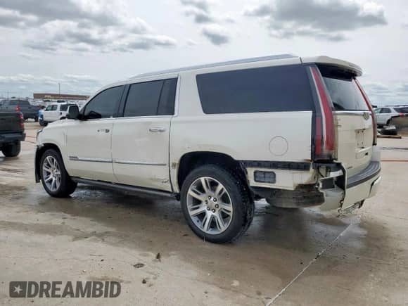 2015 Cadillac Escalade ESV Premium с VIN 1GYS3TKJ7FR726749, выставлен на аукционе Copart как лот 56331945 с пробегом 199 813 миль миль и Списание • Salvage title. История ставок и продаж доступна на DreamBid. Изображение 2.