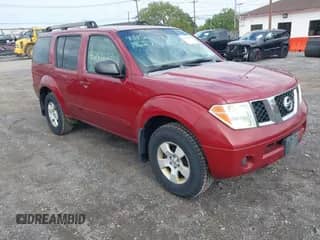 2005 Nissan Pathfinder SE z VIN 5N1AR18W25C769867, wystawiony jako IAAI lot #43158627 z przebiegiem 214 763 mil mil oraz . Historia ofert i sprzedaży dostępna na DreamBid. Obrazek 1.