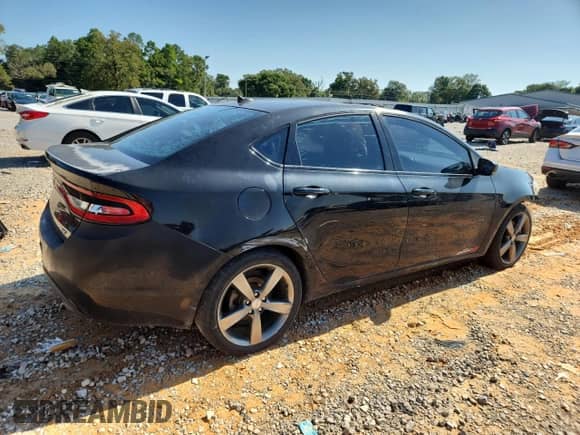 2015 Dodge Dart GT with VIN 1C3CDFEB0FD200705, listed as a Copart auction lot 66830655 with 146,964 mi miles and Salvage title. Bid and sale history available at DreamBid. Image 3.