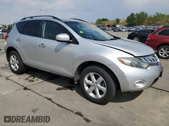 2010 Nissan Murano LE with VIN JN8AZ1MW2AW101459, listed as a Copart auction lot 68007375 with 168,768 mi miles and Salvage title. Bid and sale history available at DreamBid. Image 4.