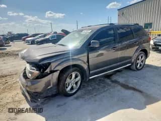 2017 Dodge Journey Crossroad with VIN 3C4PDCGB4HT684299, listed as a Copart auction lot 66196525 with 123,210 mi miles and Salvage title. Bid and sale history available at DreamBid. Image 1.