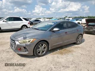 2017 Hyundai Elantra Value Edition with VIN KMHD84LF7HU212198, listed as a Copart auction lot 68206485 with 136,563 mi miles and Salvage title. Bid and sale history available at DreamBid. Image 1.