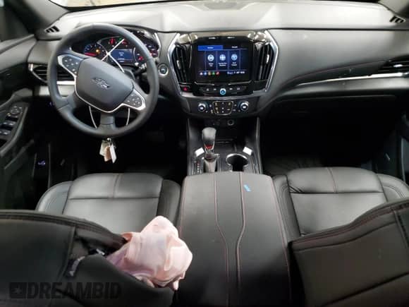 2024 Chevrolet Traverse with VIN 1GNETYKW3RJ133301, listed as a Copart auction lot 83842444 with 14,963 mi miles and Salvage title. Bid and sale history available at DreamBid. Image 8.