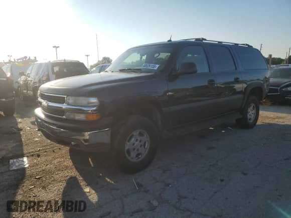 2005 Chevrolet Suburban Z71 with VIN 3GNFK16Z05G140348, listed as a Copart auction lot 80626155 with 261,480 mi miles and Salvage title. Bid and sale history available at DreamBid. Image 1.