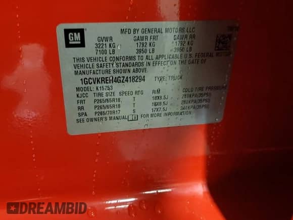 2016 Chevrolet Silverado 1500 LT z VIN 1GCVKREH4GZ418294, wystawiony jako Copart lot #89671855 z przebiegiem 136 830 mil mil oraz Czysty tytuł • Clean title. Historia ofert i sprzedaży dostępna na DreamBid. Obrazek 12.