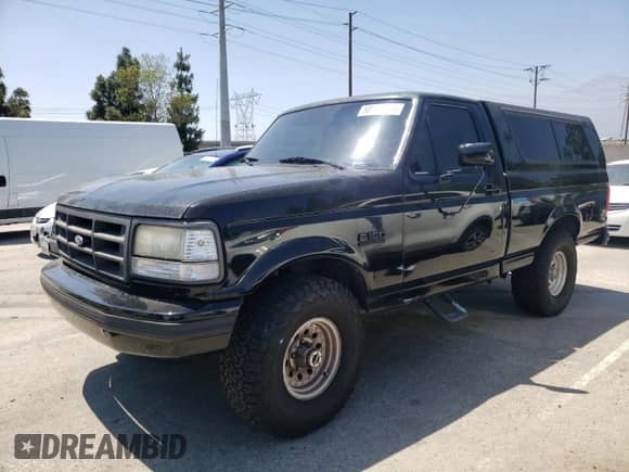 1991 Ford F-150 z VIN 1FTEF14N8MLA61875, wystawiony jako Copart lot #58577514 z przebiegiem 114 489 mil mil oraz Szkoda całkowita • Salvage title. Historia ofert i sprzedaży dostępna na DreamBid. Obrazek 1.