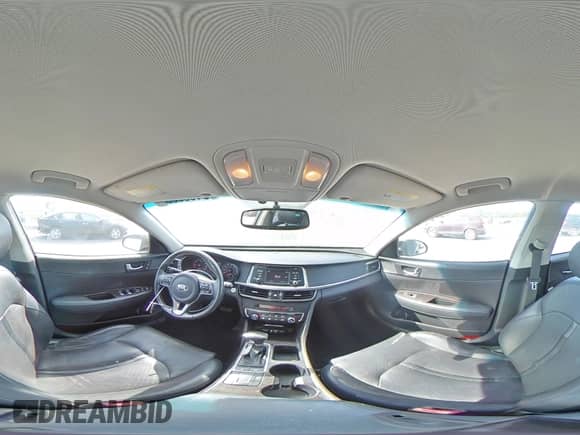 2016 Kia Optima EX with VIN 5XXGU4L33GG120125, listed as a Copart auction lot 81658535 with 101,490 mi miles and Salvage title. Bid and sale history available at DreamBid. Image 14.
