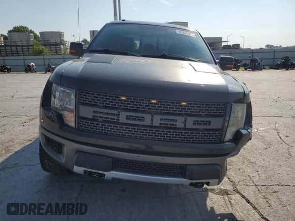 2012 Ford F-150 SVT Raptor with VIN 1FTFW1R64CFA12501, listed as a Copart auction lot 80845925 with 164,282 mi miles and Salvage title. Bid and sale history available at DreamBid. Image 5.