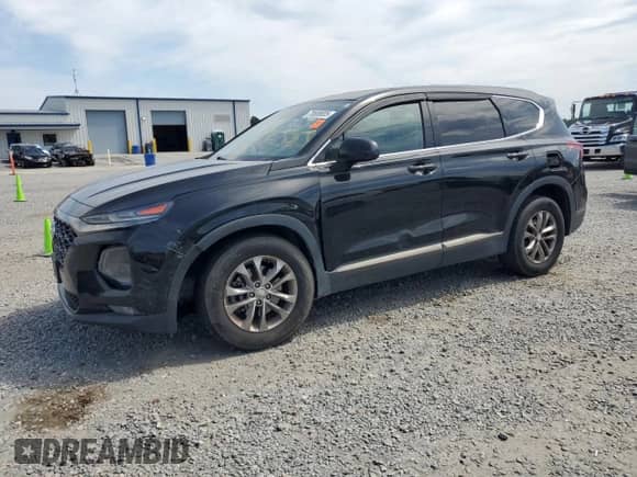 2019 Hyundai Santa Fe SEL with VIN 5NMS33AD8KH070691, listed as a Copart auction lot 70808805 with 162,327 mi miles and Salvage title. Bid and sale history available at DreamBid. Image 1.