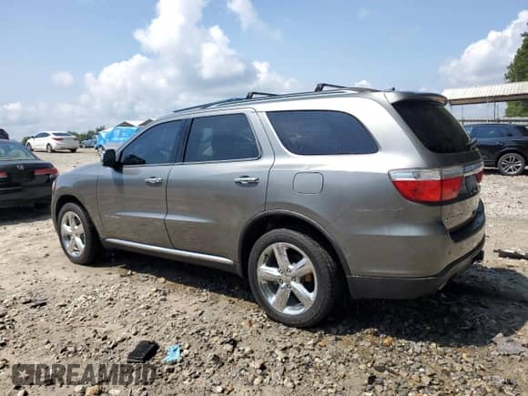 2011 Dodge Durango Citadel with VIN 1D4SD5GT2BC704828, listed as a Copart auction lot 57274875 with Not provided miles and Salvage title. Bid and sale history available at DreamBid. Image 2.
