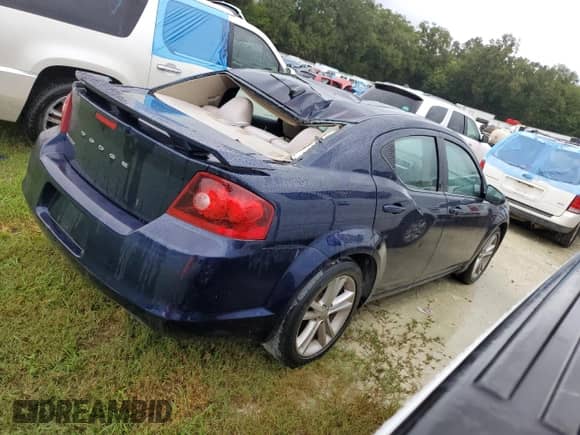 2013 Dodge Avenger SE V6 с VIN 1C3CDZAG9DN770115, выставлен на аукционе Copart как лот 74210744 с пробегом 150 381 миль миль и Списание • Salvage title. История ставок и продаж доступна на DreamBid. Изображение 3.