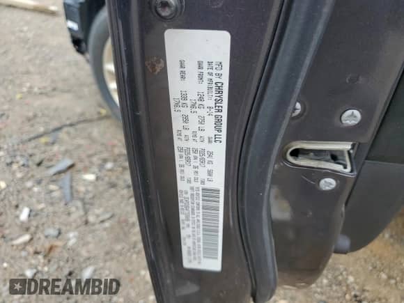 2015 Dodge Journey SXT with VIN 3C4PDDBG4FT526096, listed as a Copart auction lot 82119665 with 119,939 mi miles and Salvage title. Bid and sale history available at DreamBid. Image 14.