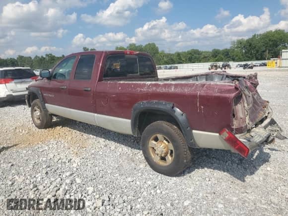 2003 Dodge 2500 ST with VIN 3D7KU28DX3G854130, listed as a Copart auction lot 65950575 with 251,010 mi miles and Salvage title. Bid and sale history available at DreamBid. Image 2.