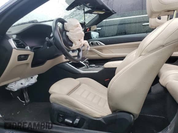 2022 BMW 4 Series 430i with VIN WBA23AT00NCJ78317, listed as a Copart auction lot 58654495 with Not provided miles and Salvage title. Bid and sale history available at DreamBid. Image 7.