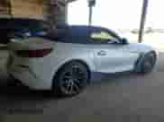 2021 BMW Z4 sDrive30i with VIN WBAHF3C01MWX24942, listed as a Copart auction lot 52702484 with 29,470 mi miles and . Bid and sale history available at DreamBid. Image 3.