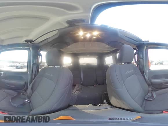 2021 Jeep Wrangler Unlimited Sahara with VIN 1C4HJXEG8MW550595, listed as a Copart auction lot 48279515 with 29,493 mi miles and Salvage title. Bid and sale history available at DreamBid. Image 13.