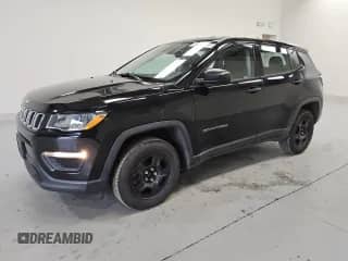 2020 Jeep Compass Sport z VIN 3C4NJDAB0LT197401, wystawiony jako Copart lot #84447415 z przebiegiem 123 366 mil mil oraz Czysty tytuł • Clean title. Historia ofert i sprzedaży dostępna na DreamBid. Obrazek 1.