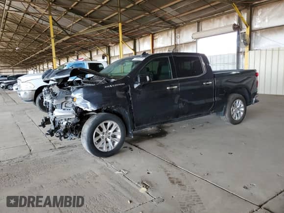 2022 Chevrolet Silverado 1500 with VIN 1GCPWEET7NZ209333, listed as a Copart auction lot 53984575 with 22,705 mi miles and Salvage title. Bid and sale history available at DreamBid. Image 1.