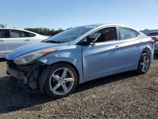 2011 Hyundai Elantra Limited with VIN KMHDH4AE1BU106637, listed as a Copart auction lot 70347205 with 196,132 mi miles and Salvage title. Bid and sale history available at DreamBid. Image 1.