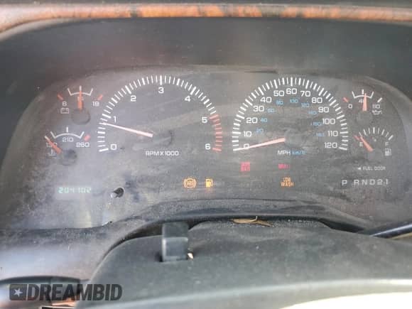 1999 Dodge 1500 z VIN 3B7HC13Y3XG166438, wystawiony jako Copart lot #77489184 z przebiegiem 204 102 mil mil oraz Szkoda całkowita • Salvage title. Historia ofert i sprzedaży dostępna na DreamBid. Obrazek 9.