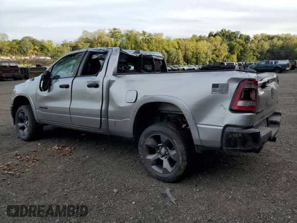 2021 Ram 1500 Big Horn with VIN 1C6SRFBT7MN532385, listed as a Copart auction lot 84632465 with 50,994 mi miles and Non repairable. Bid and sale history available at DreamBid. Image 2.
