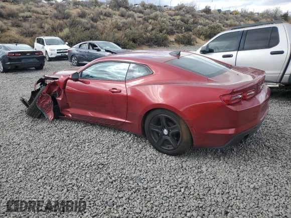 2023 Chevrolet Camaro 1LT z VIN 1G1FB1RSXP0128313, wystawiony jako Copart lot #81972115 z przebiegiem 57 663 mil mil oraz Szkoda całkowita • Salvage title. Historia ofert i sprzedaży dostępna na DreamBid. Obrazek 2.