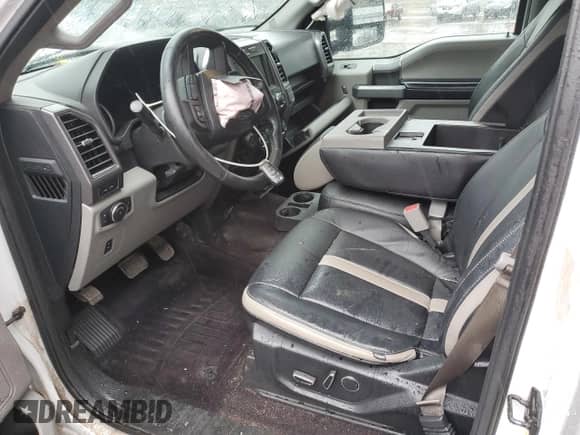 2017 Ford F-150 XLT with VIN 1FTFW1EF5HFB26519, listed as a Copart auction lot 82753675 with 134,315 mi miles and Salvage title. Bid and sale history available at DreamBid. Image 7.