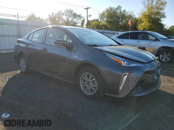 2020 Toyota Prius LE with VIN JTDL9RFU4L3014858, listed as a Copart auction lot 84888675 with 52,063 mi miles and Salvage title. Bid and sale history available at DreamBid. Image 4.