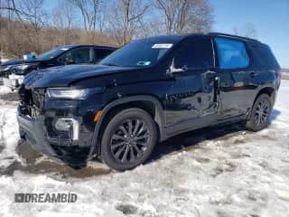 2024 Chevrolet Traverse с VIN 1GNETYKW8RJ128773, выставлен на аукционе Copart как лот 46603775 с пробегом 17 388 миль миль и Списание • Salvage title. История ставок и продаж доступна на DreamBid. Изображение 1.