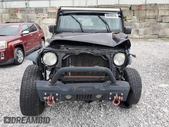 2008 Jeep Wrangler X с VIN 1J4FA24148L637242, выставлен на аукционе Copart как лот 69449315 с пробегом 211 354 миль миль и Списание • Salvage title. История ставок и продаж доступна на DreamBid. Изображение 5.