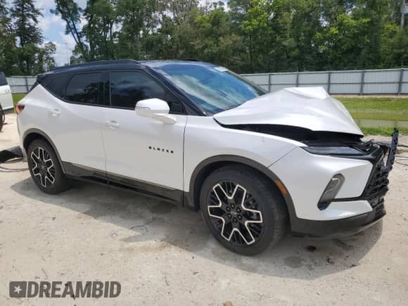 2023 Chevrolet Blazer RS с VIN 3GNKBERS1PS124857, выставлен на аукционе Copart как лот 61958325 с пробегом 37 226 миль миль и На запчасти • Non repairable. История ставок и продаж доступна на DreamBid. Изображение 4.