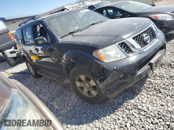 2011 Nissan Pathfinder LE with VIN 5N1AR1NN8BC602551, listed as a Copart auction lot 46647115 with Not provided miles and Salvage title. Bid and sale history available at DreamBid. Image 4.
