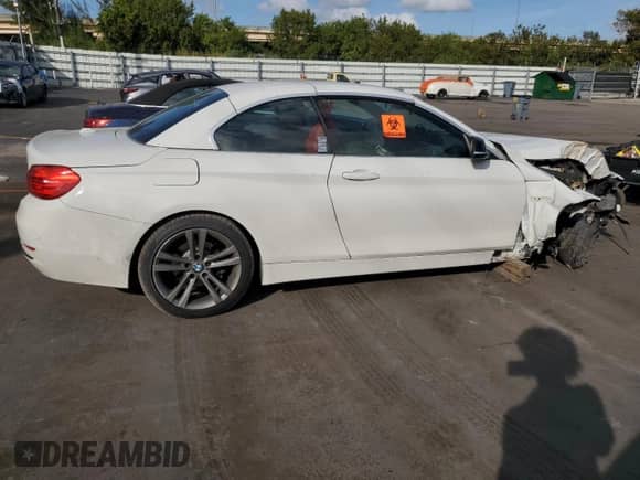 2014 BMW 4 Series 428i xDrive с VIN WBA3T1C58EPS98682, выставлен на аукционе Copart как лот 86609314 с пробегом 91 932 миль миль и Списание • Salvage title. История ставок и продаж доступна на DreamBid. Изображение 3.