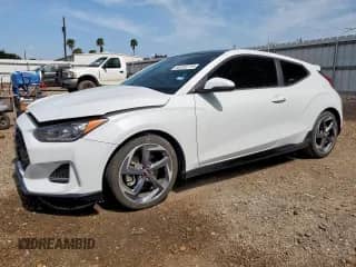 2020 Hyundai Veloster Turbo with VIN KMHTH6AB3LU029042, listed as a Copart auction lot 66733715 with 28,236 mi miles and Salvage title. Bid and sale history available at DreamBid. Image 1.