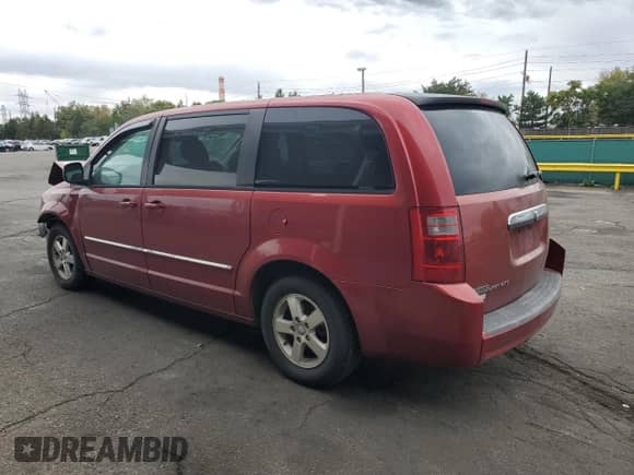 2008 Dodge Grand Caravan SXT with VIN 1D8HN54P58B107622, listed as a Copart auction lot 80317165 with 140,833 mi miles and Salvage title. Bid and sale history available at DreamBid. Image 2.