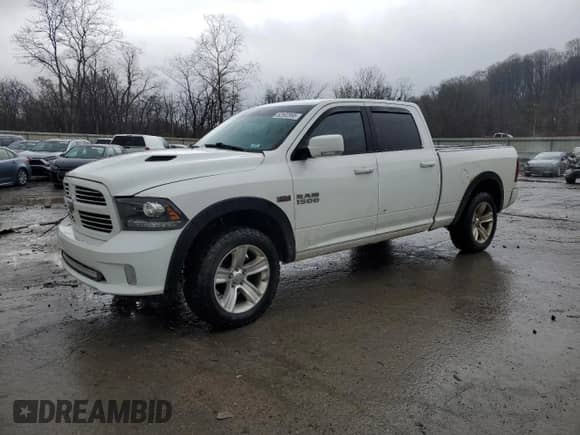 2014 Ram 1500 Sport with VIN 1C6RR7UT1ES110973, listed as a Copart auction lot 52502995 with 141,917 mi miles and Salvage title. Bid and sale history available at DreamBid. Image 1.