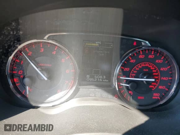 2016 Subaru WRX Premium with VIN JF1VA1E61G9800467, listed as a Copart auction lot 80536275 with 95,216 mi miles and Salvage title. Bid and sale history available at DreamBid. Image 9.