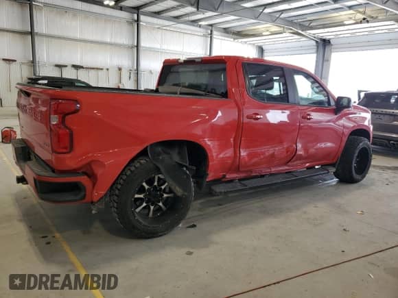 2019 Chevrolet Silverado 1500 RST with VIN 1GCUYEED2KZ188506, listed as a Copart auction lot 71671025 with 86,299 mi miles and Salvage title. Bid and sale history available at DreamBid. Image 3.