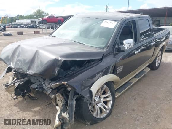 2016 Ram 1500 Longhorn with VIN 1C6RR7PT2GS373827, listed as a IAAI auction lot 43372957 with 160,607 mi miles and . Bid and sale history available at DreamBid. Image 2.