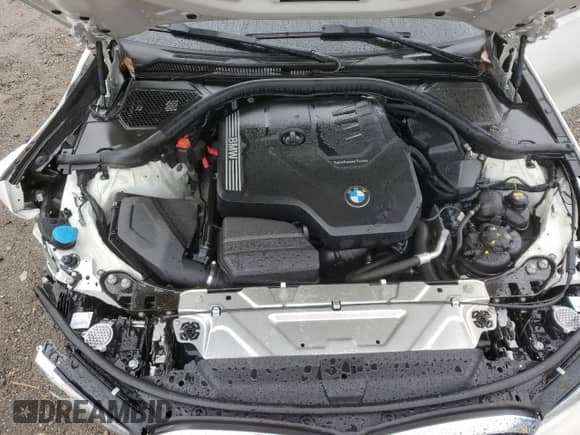 2022 BMW 3 Series 330i xDrive with VIN 3MW5R7J01N8C43605, listed as a Copart auction lot 83750295 with 19,757 mi miles and Salvage title. Bid and sale history available at DreamBid. Image 11.