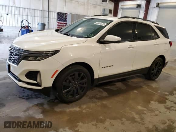 2023 Chevrolet Equinox RS с VIN 3GNAXWEG0PS158440, выставлен на аукционе Copart как лот 68945575 с пробегом 32 326 миль миль и Списание • Salvage title. История ставок и продаж доступна на DreamBid. Изображение 1.