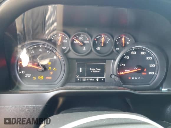 2019 Chevrolet Silverado 1500 Custom Trail Boss with VIN 3GCPYCEF7KG174717, listed as a Copart auction lot 68939205 with 81,796 mi miles and Salvage title. Bid and sale history available at DreamBid. Image 9.