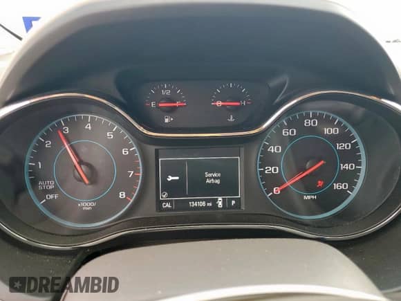 2018 Chevrolet Cruze Premier with VIN 1G1BF5SM3J7131106, listed as a Copart auction lot 71320705 with 134,106 mi miles and Salvage title. Bid and sale history available at DreamBid. Image 9.